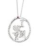 Roberto Coin Women's Tiny Treasures 18K White Gold & 0.60 TCW Diamond "I Love NY" Pendant Necklace - 4