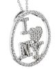 Roberto Coin Women's Tiny Treasures 18K White Gold & 0.60 TCW Diamond "I Love NY" Pendant Necklace - 5