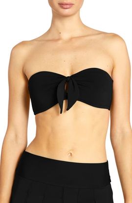 Robin Piccone Robin Piccone Ava Knot Front Strapless Bikini Top