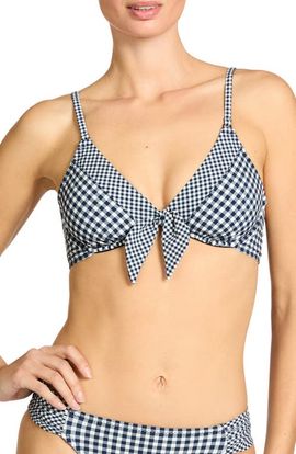 Robin Piccone Robin Piccone Brigitte Tie Front Underwire Bikini Top