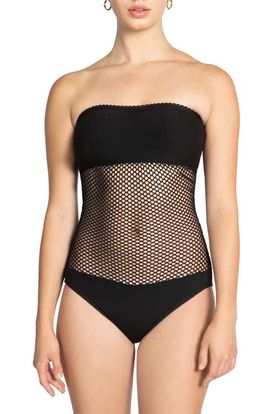 Robin Piccone Robin Piccone Pua Strapless One-Piece Swimsuit