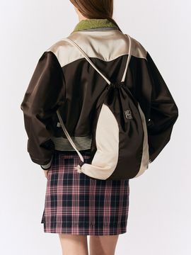 ROCCI ROCCI Classic Symbol Satin Gym Sack _Brown