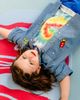 Rock Your Kid Rock Your Kid Kids' Space Appliqué Short Sleeve Cotton Chambray Snap-Up Shirt - 4