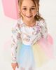 Rock Your Kid Rock Your Kid Kids' Unicorn Circus Print Long Sleeve Tulle Party Dress - 4