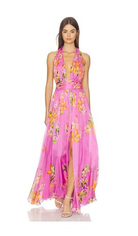 ROCOCO SAND ROCOCO SAND Back Ties Maxi Dress