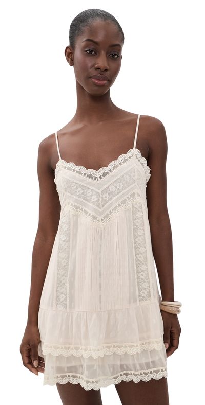 ROCOCO SAND ROCOCO SAND Cary Lace Mini Dress Cream