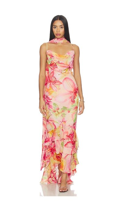 maxi dress gingham Santiago 4 Maxi Dress