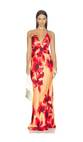 ROCOCO SAND ROCOCO SAND Halter Neck Maxi Dress