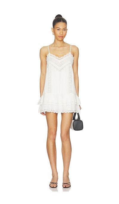 ROCOCO SAND ROCOCO SAND Lace Detail Mini Dress