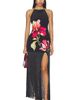 ROCOCO SAND ROCOCO SAND Ruched Bias Fringed Mini Dress - 1