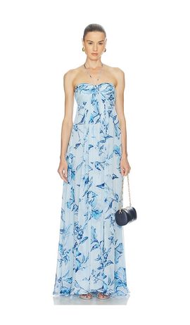ROCOCO SAND ROCOCO SAND Strapless Flared Dress