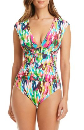 Rod Beattie Rod Beattie Cap Sleeve One-Piece Swimsuit