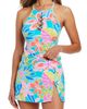 Rod Beattie Rod Beattie Floral Lattice High Neck Tankini Top - 3