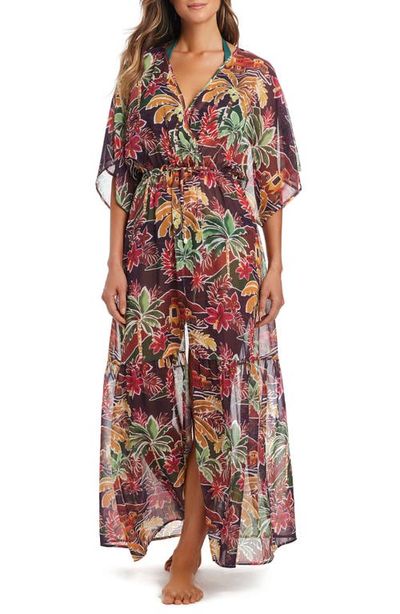Rod Beattie Rod Beattie Floral Print Cover-Up Dress