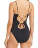 Rod Beattie Rod Beattie High Neck Lace-Up Back One-Piece Swimsuit - 2