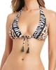 Rod Beattie Rod Beattie Mixed Animal Print Halter Bikini Top - 1