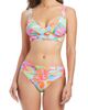 Rod Beattie Rod Beattie Print Banded Wrap Bikini Top - 5