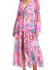 Rod Beattie Rod Beattie Print Long Sleeve Cover-Up Dress - 1