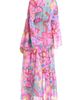 Rod Beattie Rod Beattie Print Long Sleeve Cover-Up Dress - 2
