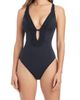 Rod Beattie Rod Beattie Ruffle Keyhole Cross Back One-Piece Swimsuit - 1