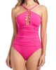 Rod Beattie Rod Beattie Shirred O-Ring One-Piece Swimsuit - 1