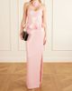 RODARTE Floral-appliquéd ruffled sequined mesh halterneck gown - 2