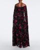 Rodarte Rodarte Caped floral devoré velvet gown - 6