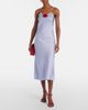 Rodarte Rodarte Floral-appliqué printed silk slip dress - 2
