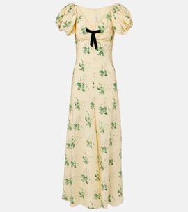 Rodarte Rodarte Floral silk crÃªpe gown