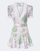Rodarte Rodarte Floral silk twill minidress - 1