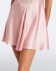 Rodarte Rodarte Lace-trimmed silk satin minidress - 4