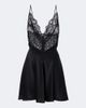 Rodarte Rodarte Lace and silk satin minidress - 1