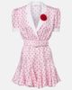 Rodarte Rodarte Printed silk twill minidress - 1
