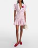 Rodarte Rodarte Printed silk twill minidress - 2