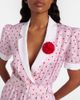Rodarte Rodarte Printed silk twill minidress - 4