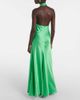 Rodarte Rodarte Rose halterneck silk gown - 3