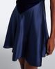 Rodarte Rodarte Ruched silk satin and velvet minidress - 4