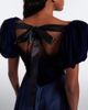 Rodarte Rodarte Ruched silk satin and velvet minidress - 5