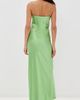 Rodarte Rodarte Silk Bias Halter Dress Green - 3