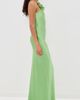 Rodarte Rodarte Silk Bias Halter Dress Green - 4