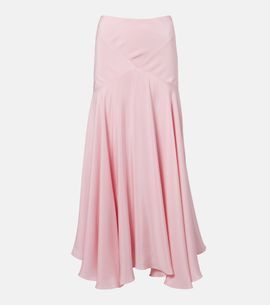 Rodarte Rodarte Silk crÃªpe midi skirt