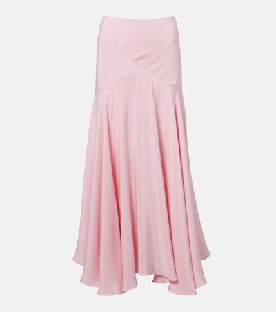 Rodarte Rodarte Silk crÃªpe midi skirt