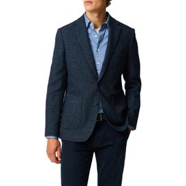 Rodd & Gunn Rodd & Gunn Archibold Navy Slub Wool & Cotton Blend Sport Coat