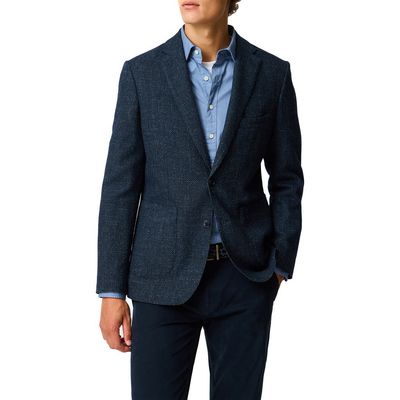 Rodd & Gunn Rodd & Gunn Archibold Navy Slub Wool & Cotton Blend Sport Coat