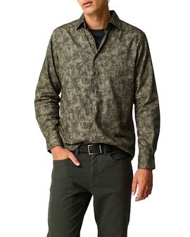 Rodd & Gunn Rodd & Gunn Campbell Valley Palm Print Long Sleeve Shirt
