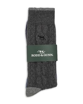 Rodd & Gunn Rodd & Gunn Dunedin Cable Knit Socks, Pack of 2