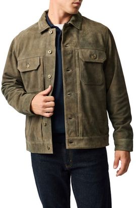 Rodd & Gunn Rodd & Gunn Little River Suede Trucker Jacket
