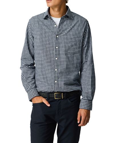 Rodd & Gunn Rodd & Gunn Mckerrow Cotton & Linen Checked Shirt