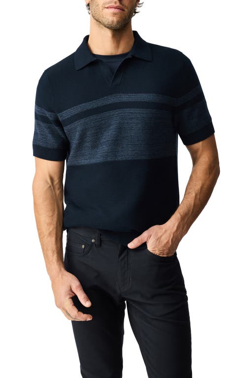 Rodd & Gunn Rodd & Gunn Mount Albert Stripe Short Sleeve Cotton Sweater