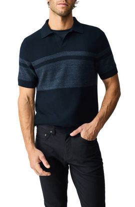 Rodd & Gunn Rodd & Gunn Mount Albert Stripe Short Sleeve Cotton Sweater